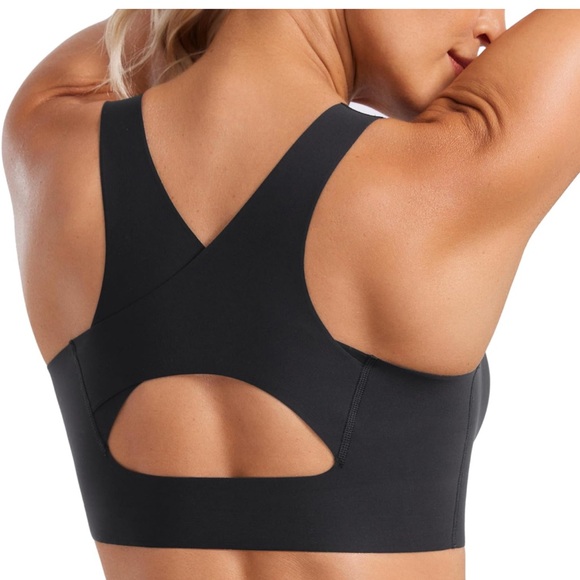 CRZ YOGA Black Sports Bra - Picture 1 of 7